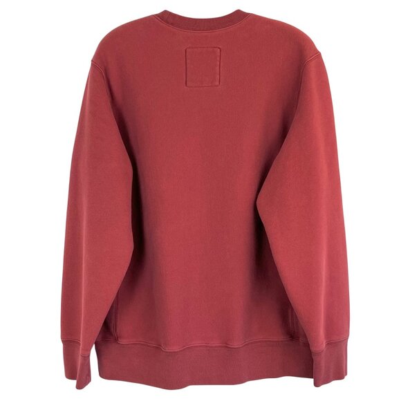 Eddie Bauer XL Red Crewneck Sweatshirt Seattle USA Logo Cotton Blend Pullover - Picture 2 of 14